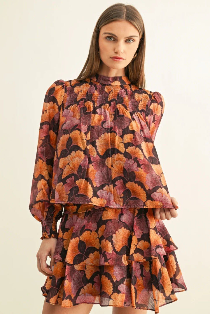 Adelyn RaePoppy Blouse - The Lady Ship Boutique