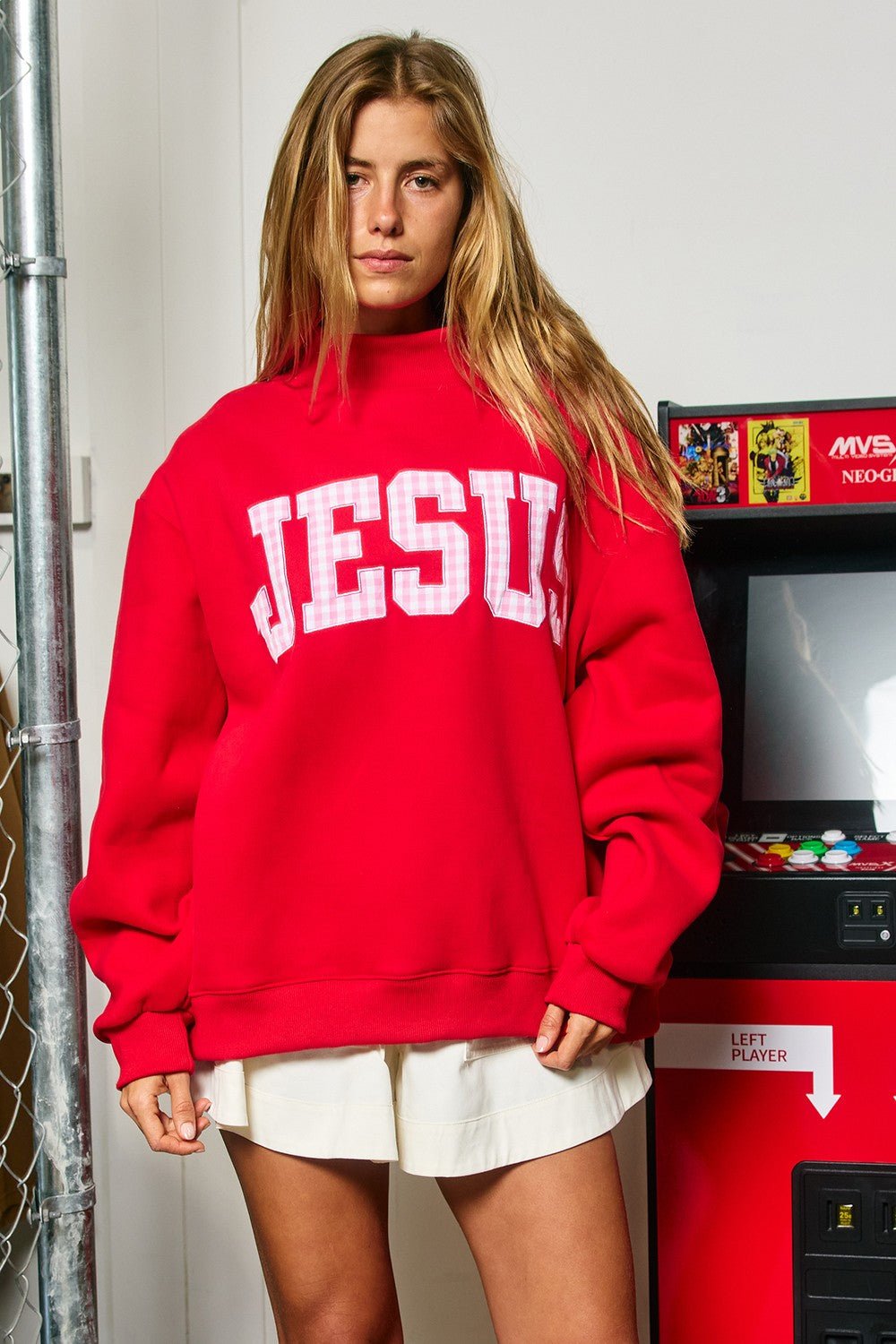 BucketListJesus Embroidered Sweatshirt - The Lady Ship Boutique
