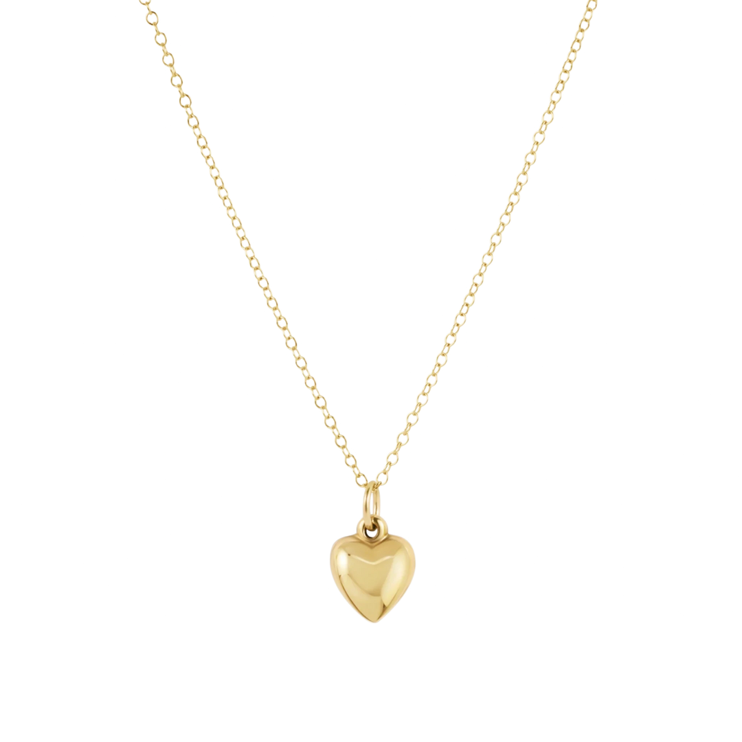 e. newton16" Necklace Gold - Love Plush Small Gold Charm - The Lady Ship Boutique