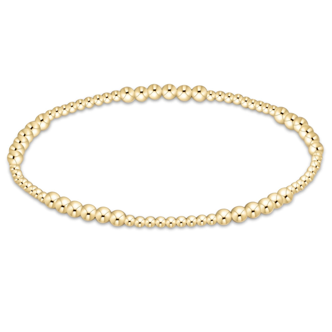 e. newtonBlissful Gold 3mm Bracelet - The Lady Ship Boutique