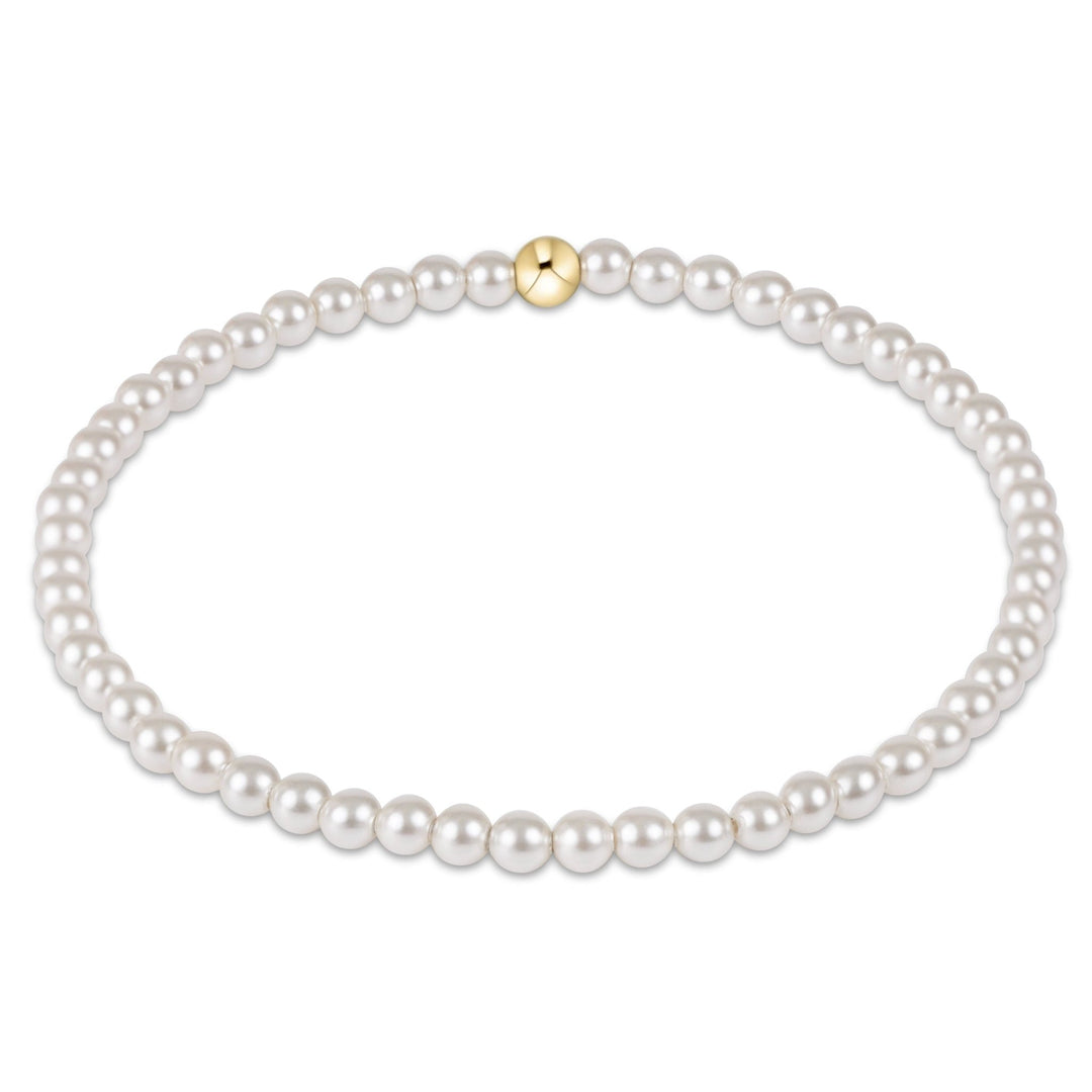 e. newtonClassic Pearl 3mm Bracelet - The Lady Ship Boutique