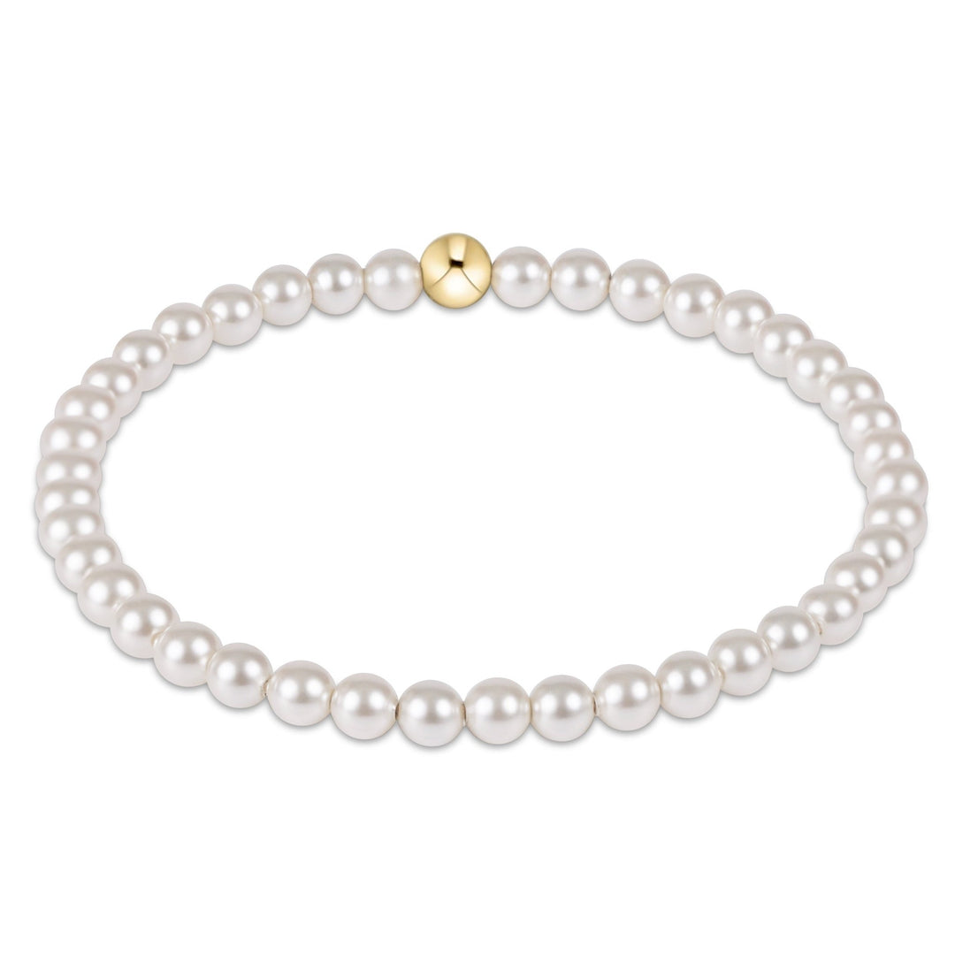 e. newtonClassic Pearl 4mm Bracelet - The Lady Ship Boutique