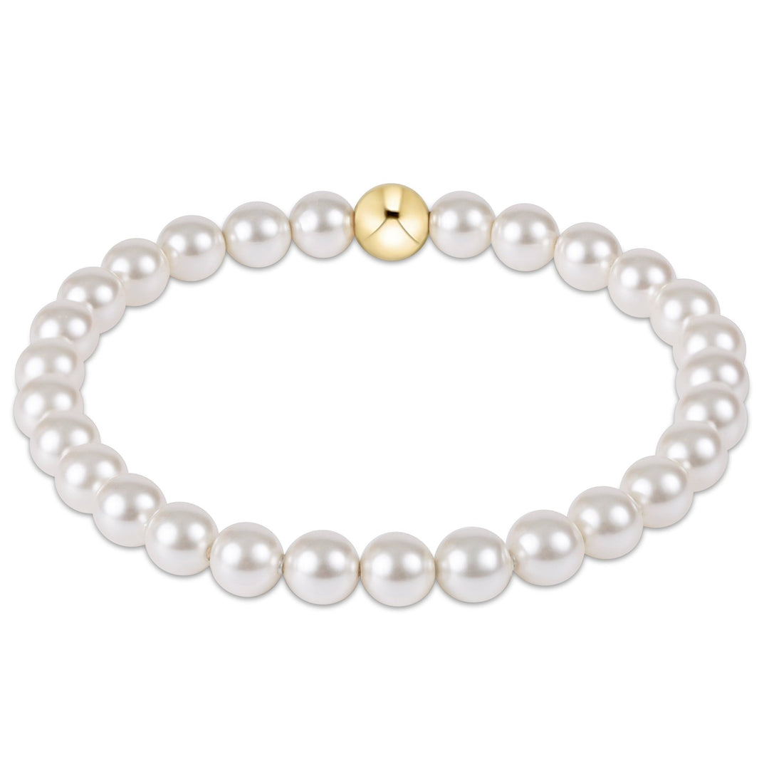 e. newtonClassic Pearl 6mm Bracelet - The Lady Ship Boutique