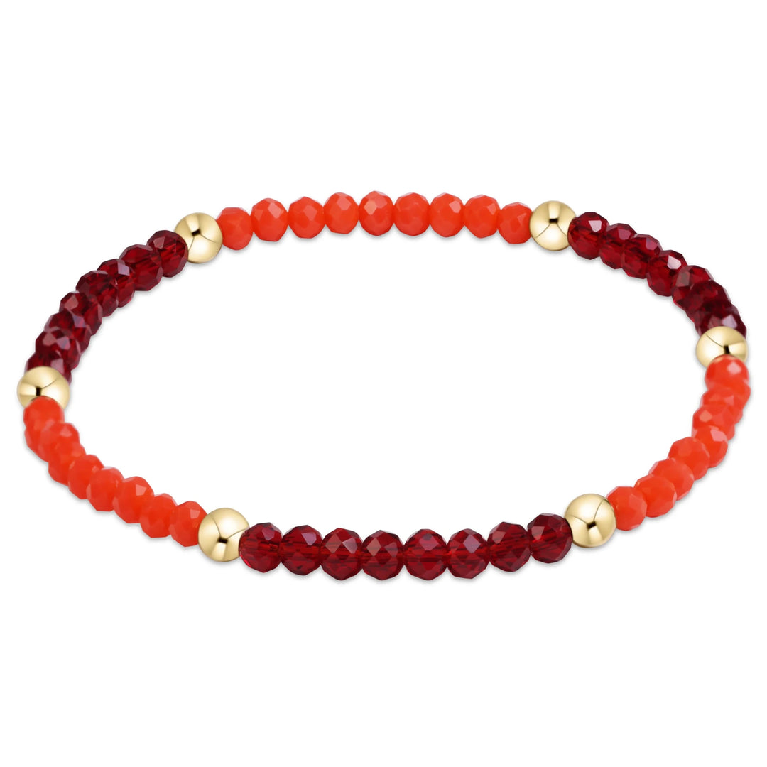 e. newtonGameday Flirty Presence Bracelet - Bright Orange & Maroon - The Lady Ship Boutique