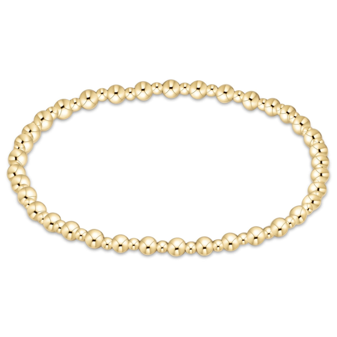 e. newtonGrateful Gold 3mm Bracelet - The Lady Ship Boutique