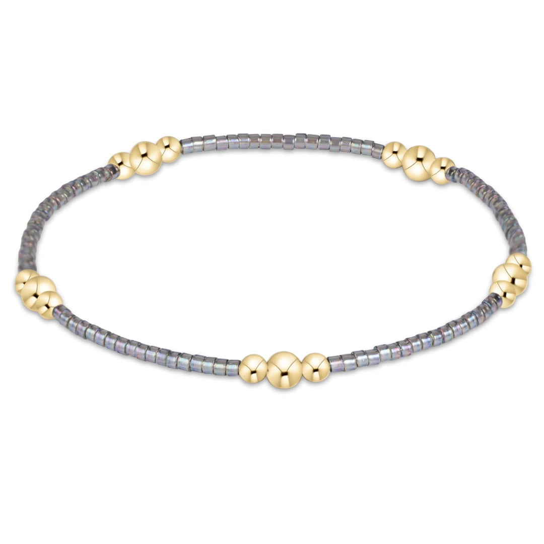 e. newtonHope Purpose Gold Bracelet - Morning Mist - The Lady Ship Boutique