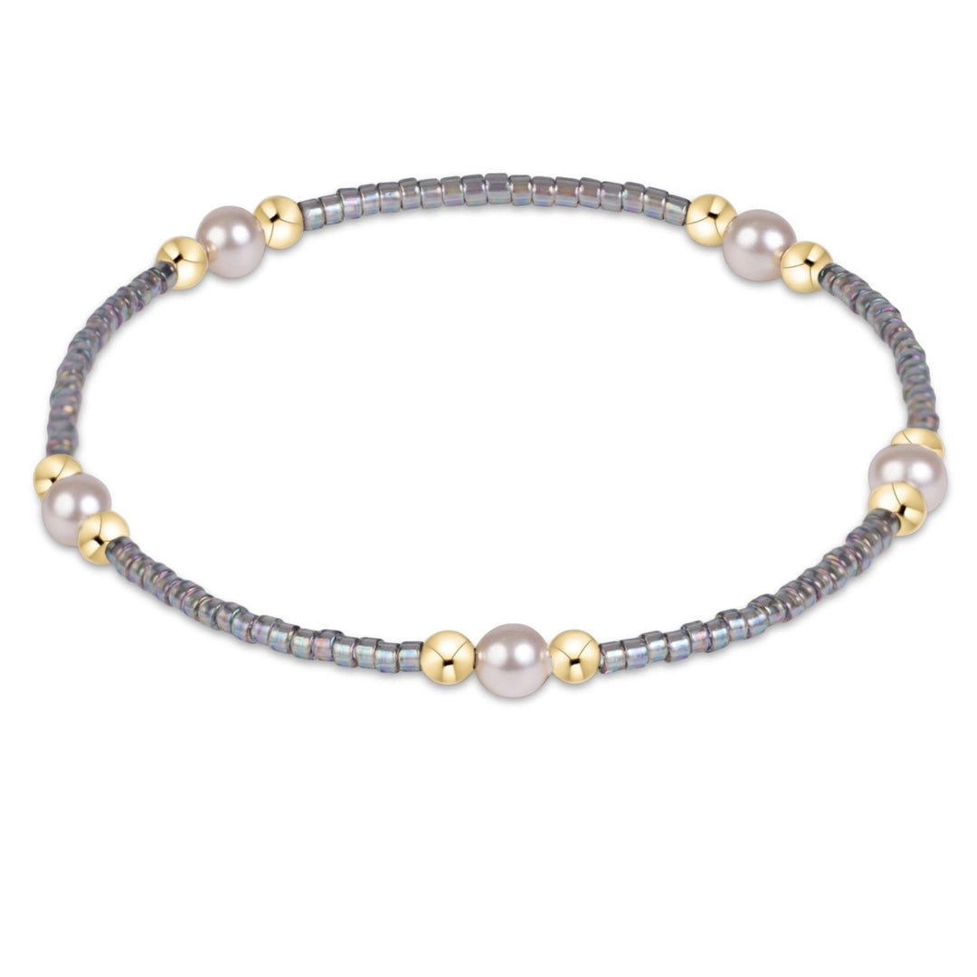 e. newtonHope Purpose Pearl Bracelet - Morning Mist - The Lady Ship Boutique