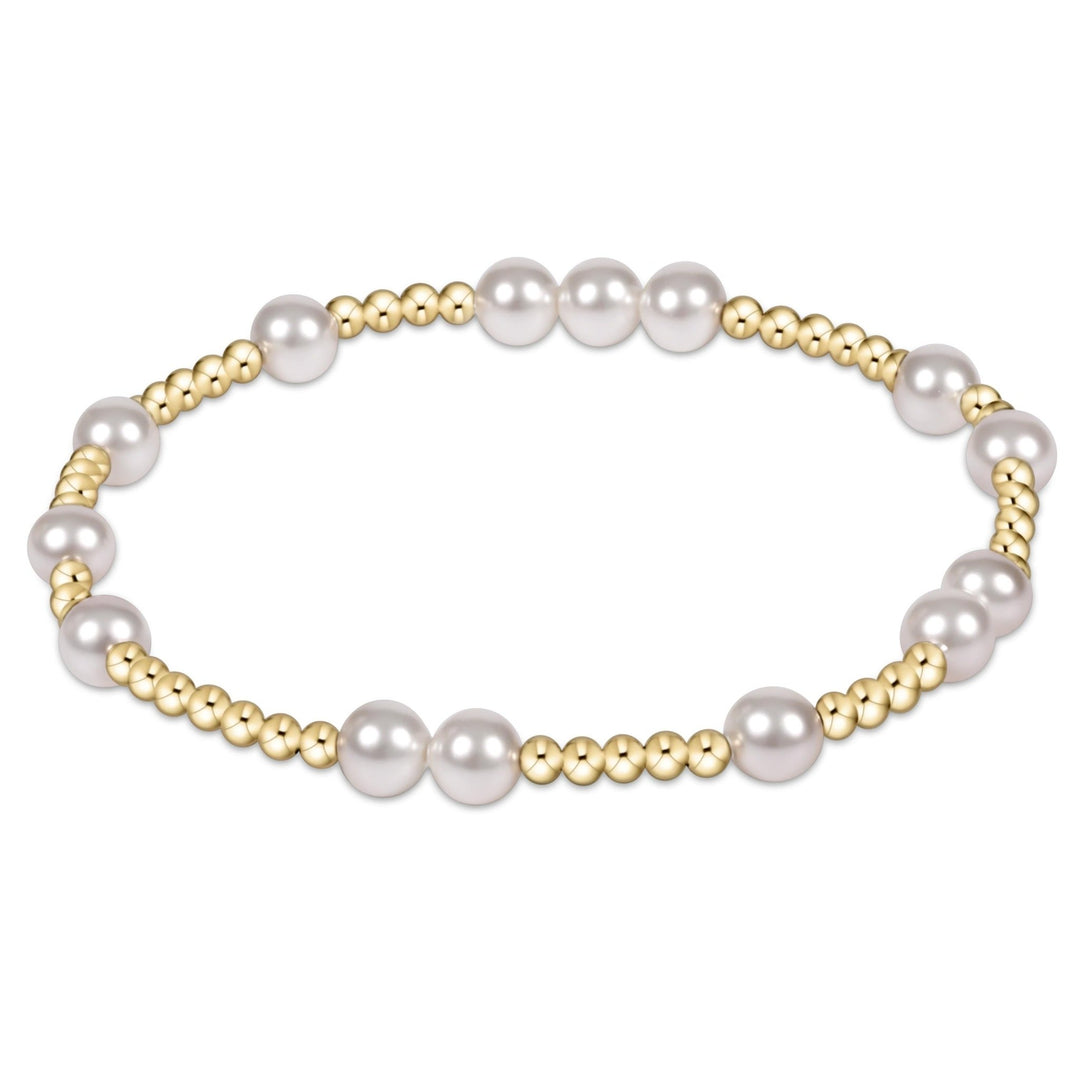 e. newtonHope Unwritten Pearl 6mm Bracelet - The Lady Ship Boutique