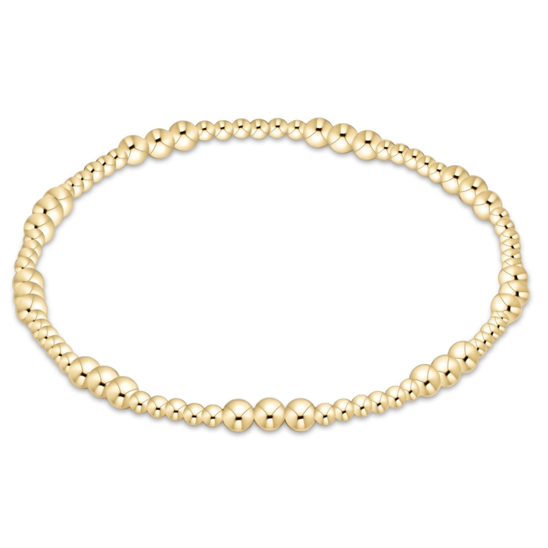 e. newtonJoy Gold 3mm Bracelet - The Lady Ship Boutique