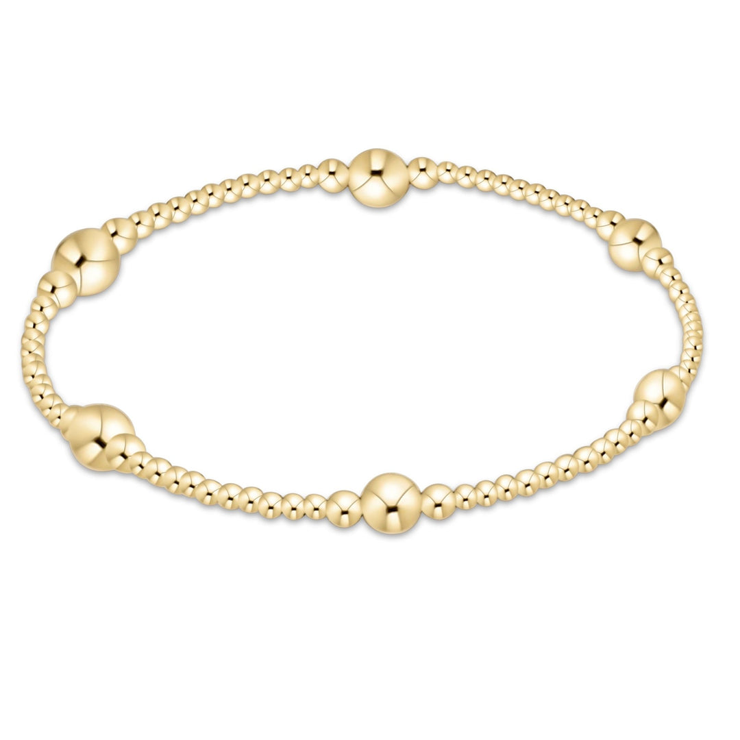 e. newtonPurpose Gold 5mm Bracelet - The Lady Ship Boutique