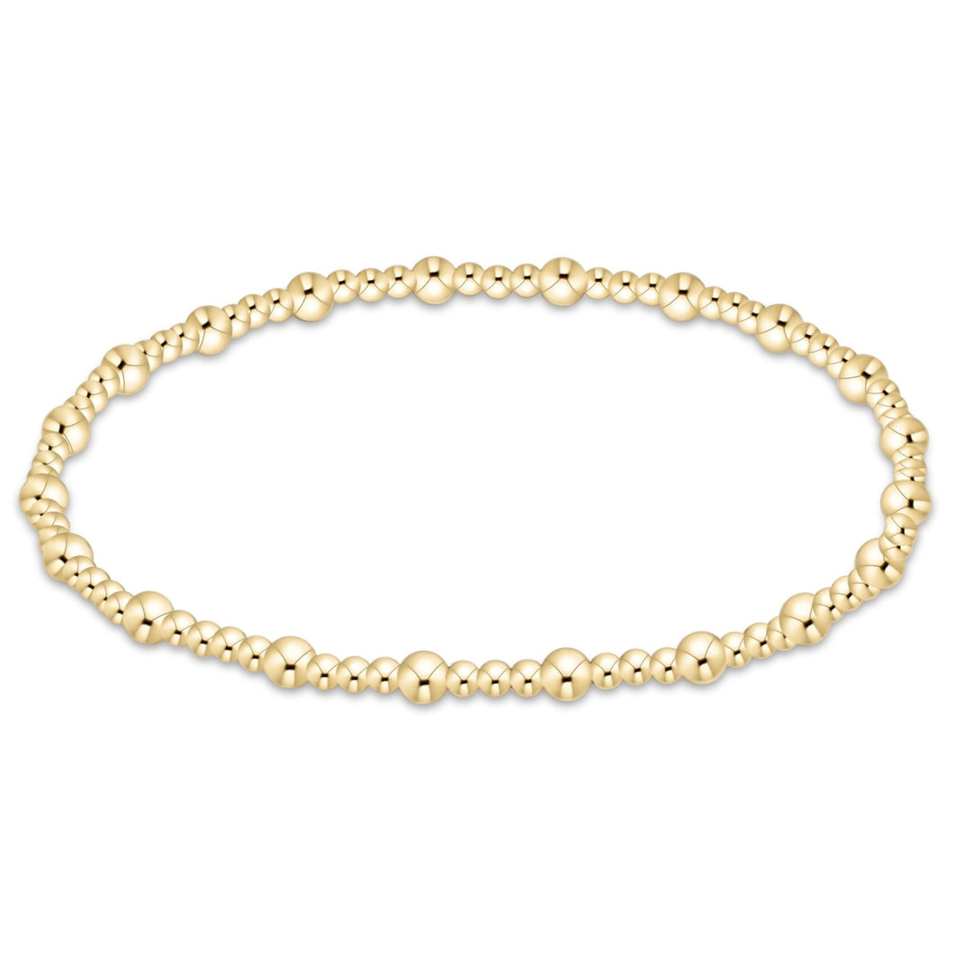 e. newtonSincerity Gold 3mm Bracelet - The Lady Ship Boutique