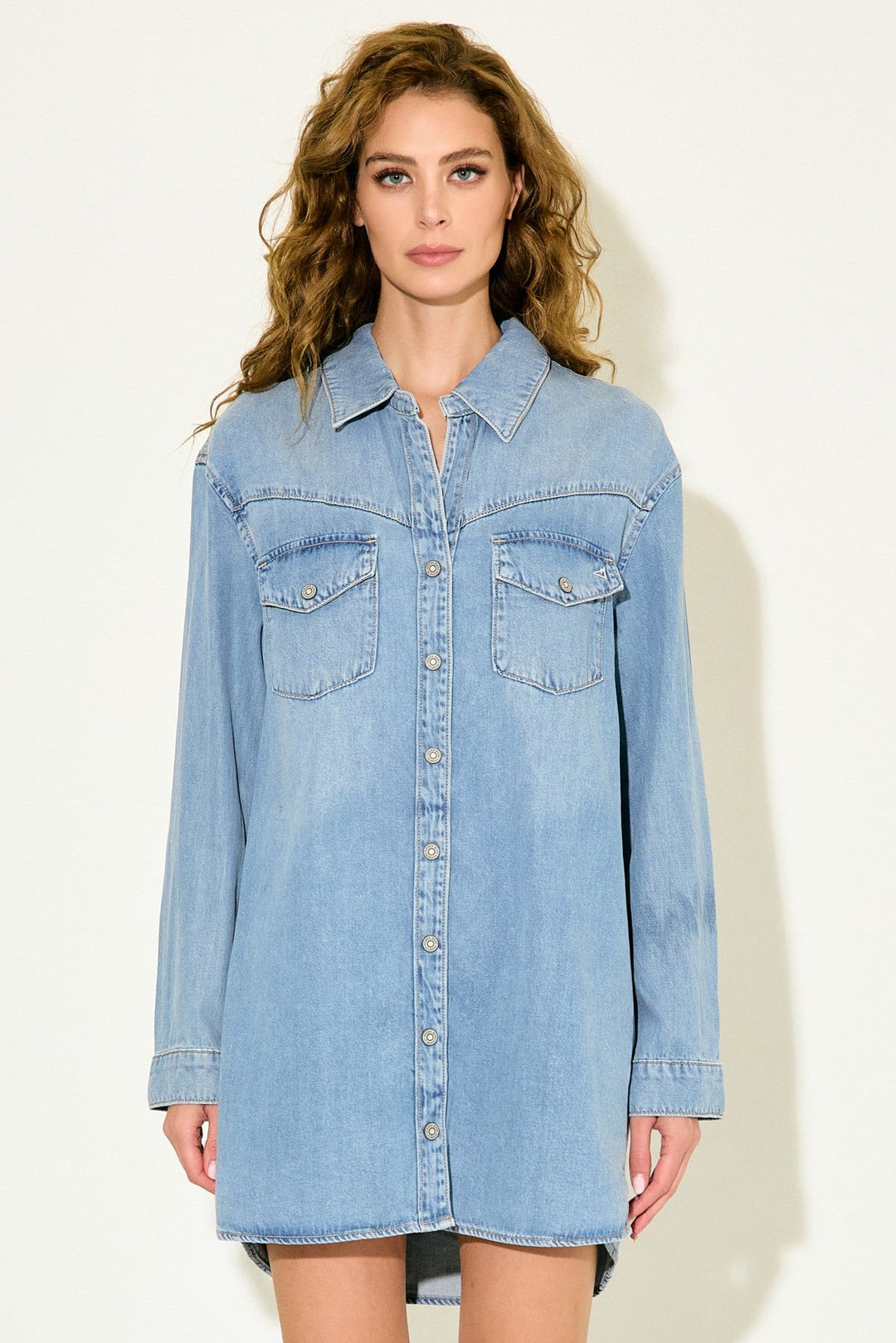 Hidden JeansAbbey Denim Dress - The Lady Ship Boutique