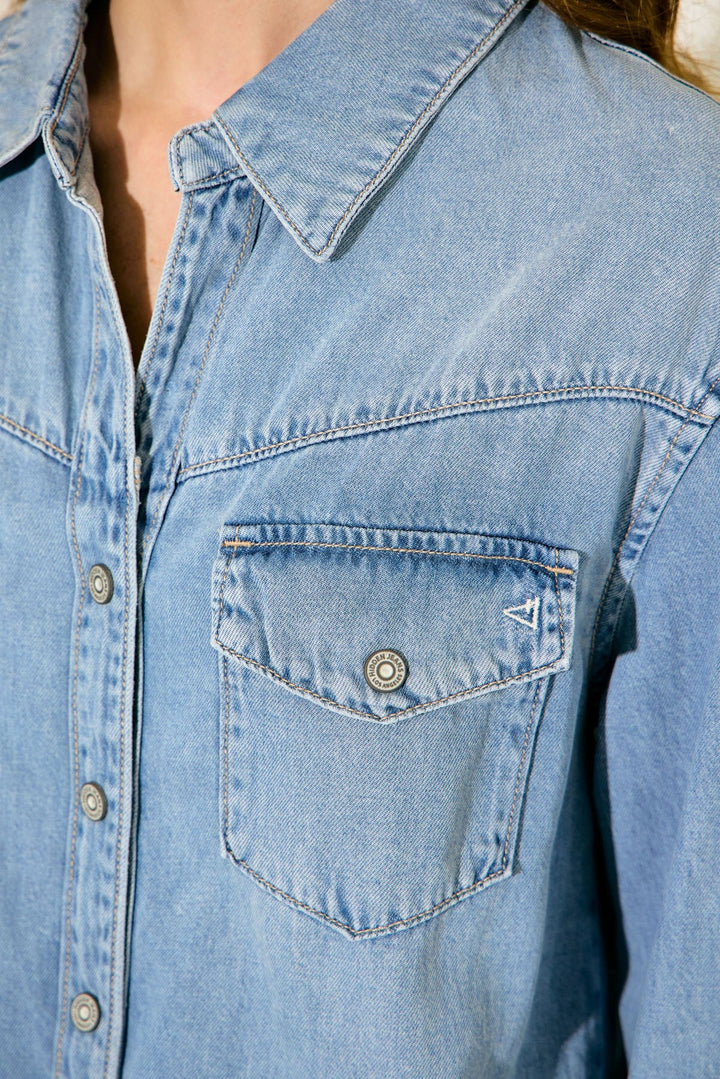 Hidden JeansAbbey Denim Dress - The Lady Ship Boutique