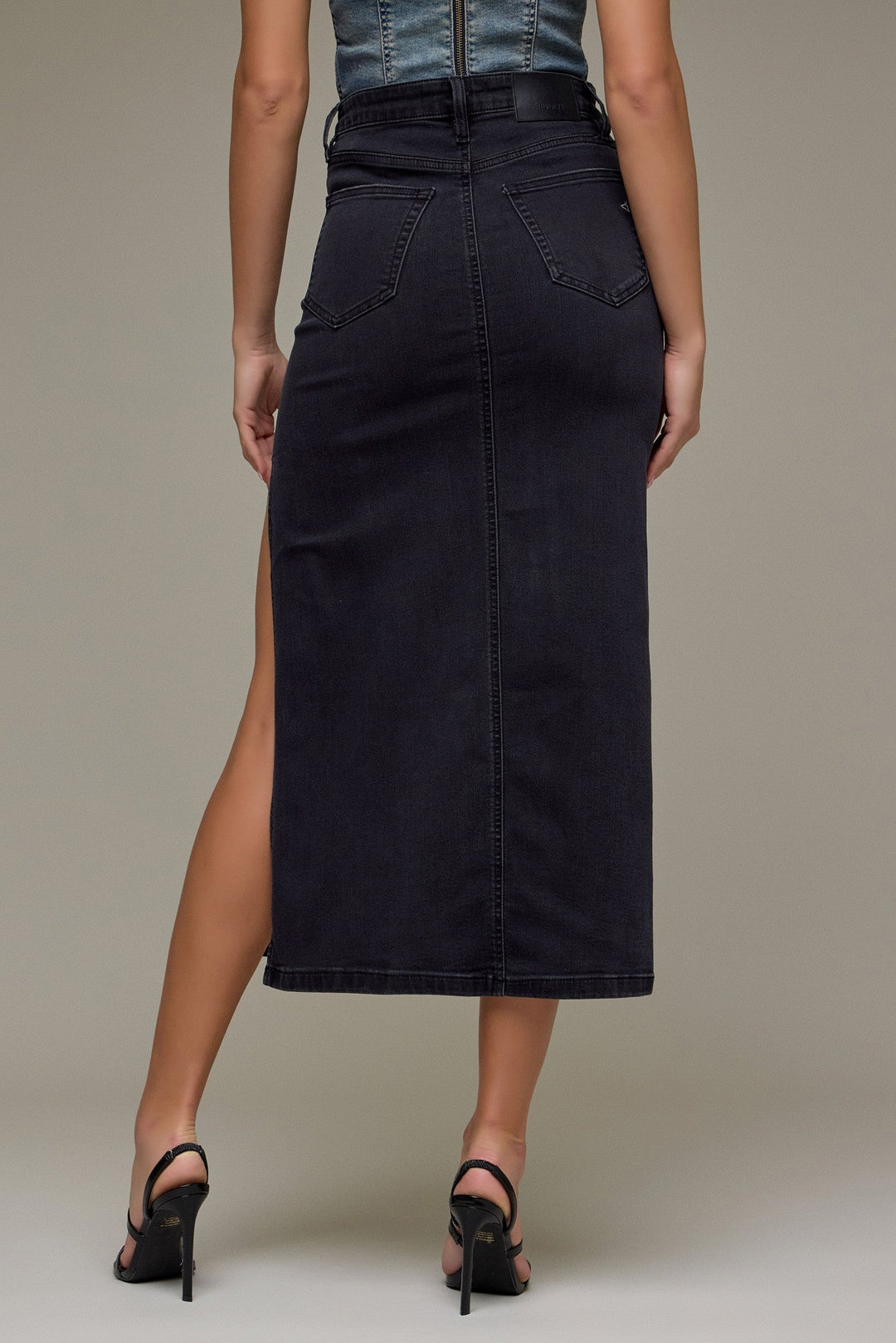 Hidden JeansPeyton Midi Skirt - The Lady Ship Boutique