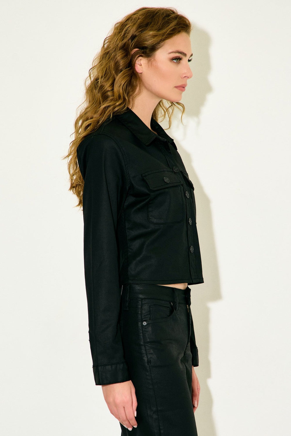 Hidden JeansPeyton Shirt - The Lady Ship Boutique