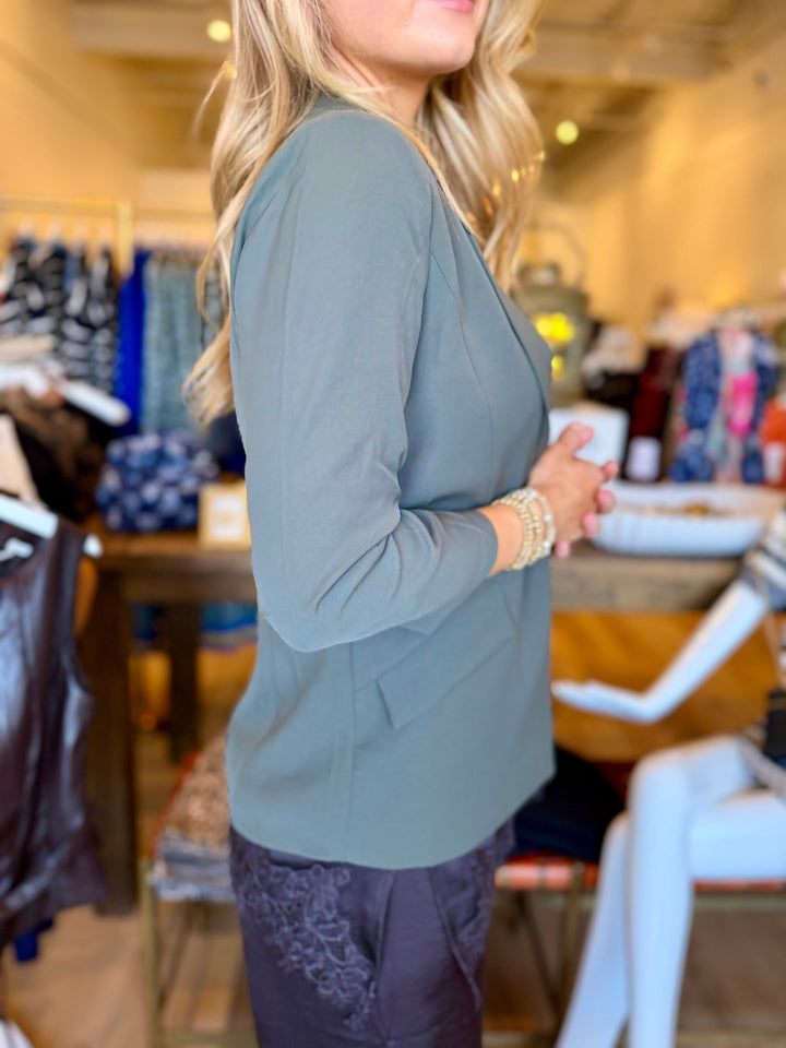 Skies Are BlueHutton Blazer - The Lady Ship Boutique