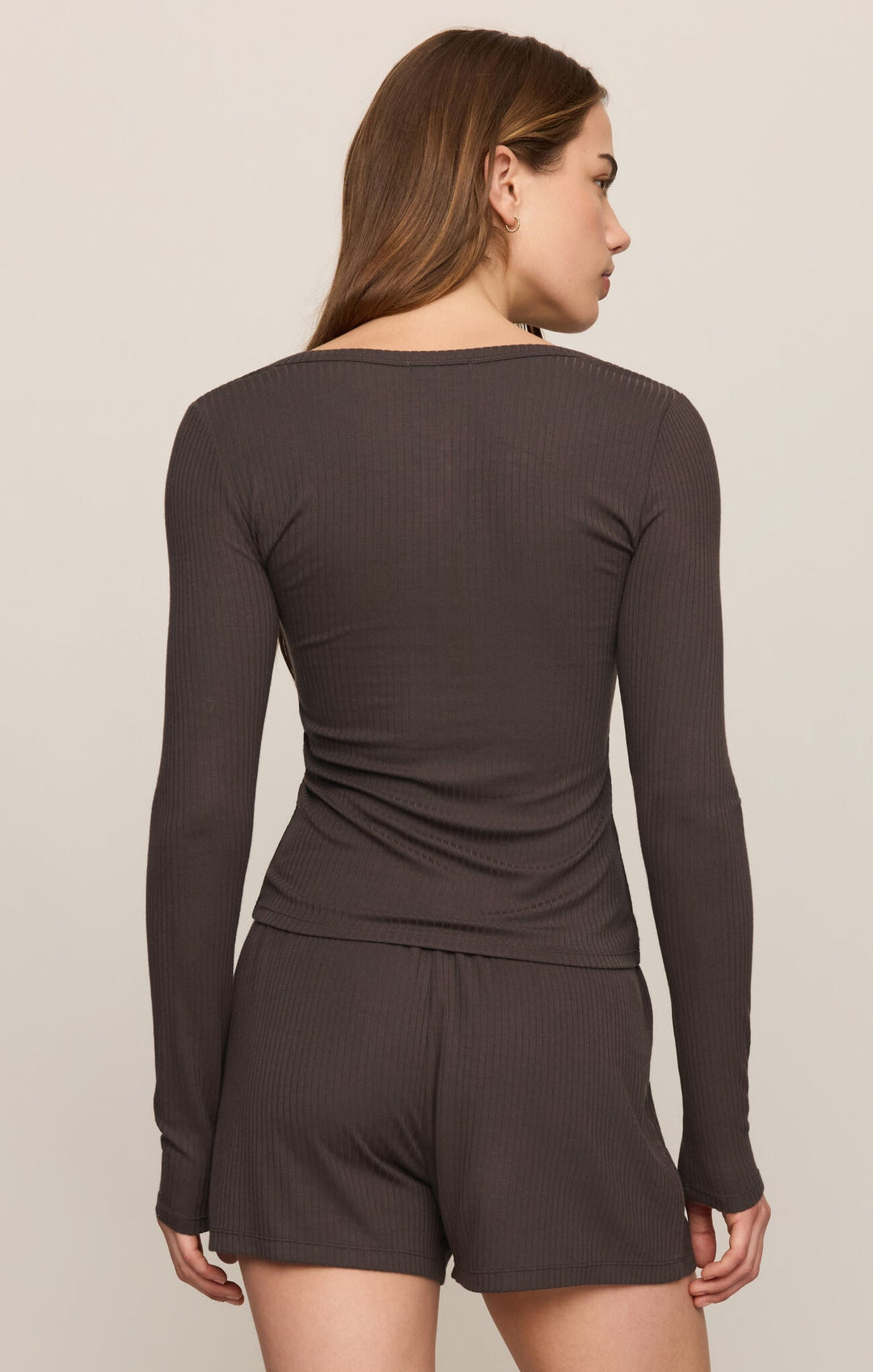Z SupplyJust Right Rib LS Top - The Lady Ship Boutique