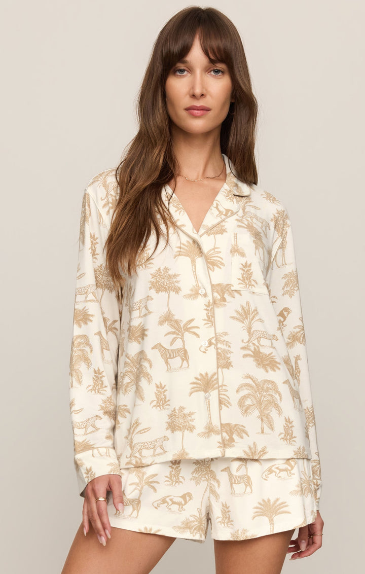 Z SupplySafari Pajama Top - The Lady Ship Boutique